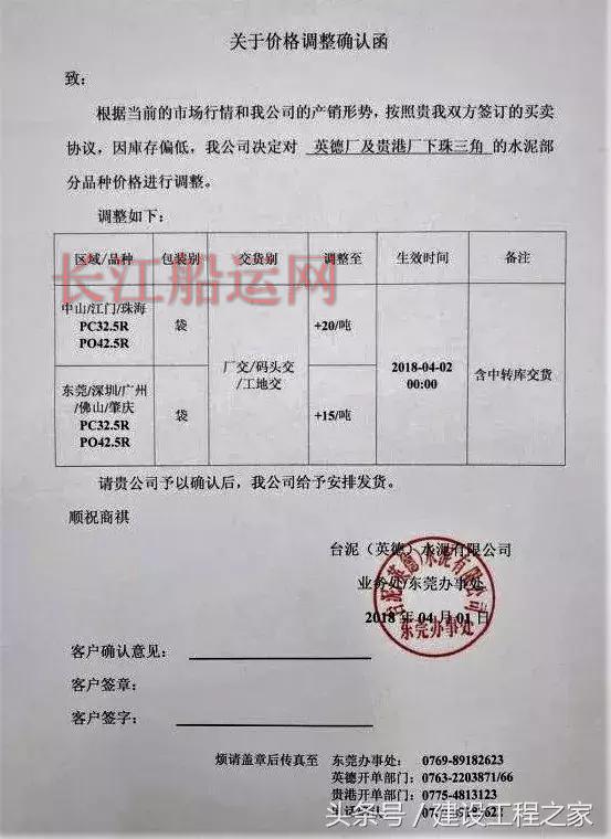 金隅、曲寨、台泥、天山...，4月起又一批水泥厂涨价！(附函)